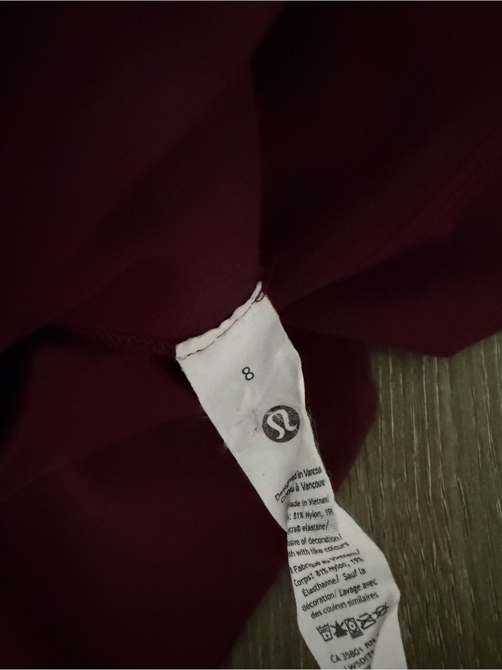 lululemon athletica Align Burgundy Leggings